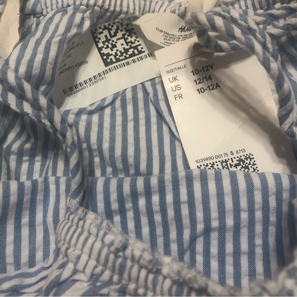 H&M 2 Pack NWT Cotton Summer Slip Dresses - Girls Sz 12-14 - Picture 5 of 5